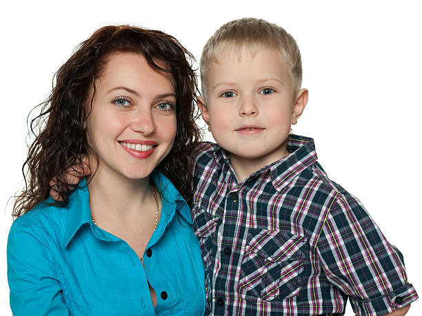 istock Cute little boy with his mother 516316915