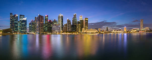 istock Singapore skyline at Marina bay. 516317068