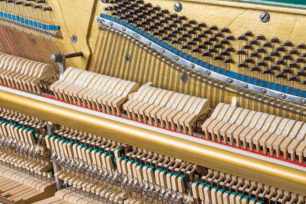 istock Mechanics of an upright piano 516317744