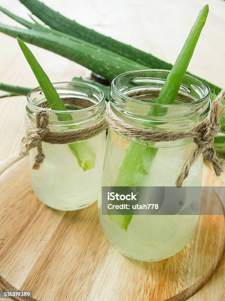 Aloe Juice Stock Photo - Download Image Now - Aloe, Alternative Therapy, Care