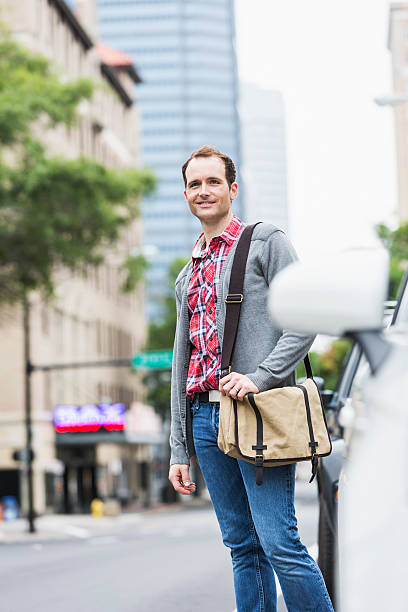 istock Man walking in city 516319831