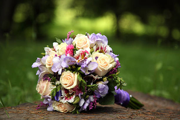 istock Wedding bridal bouquet - Stock Image 516323092