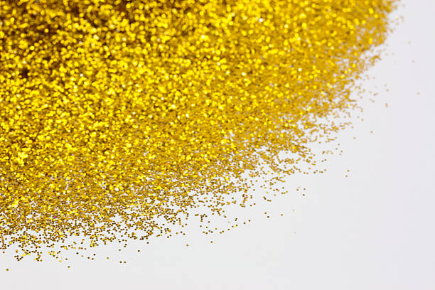 istock Close up a fine shining gold glitter 516324098