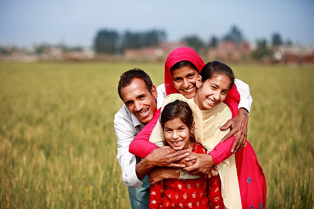 istock Cheerful family Portrait 516326480