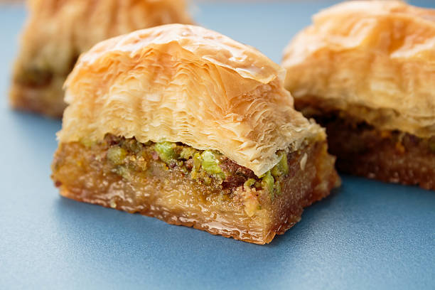istock Baklava with pistachios and walnuts 516330356