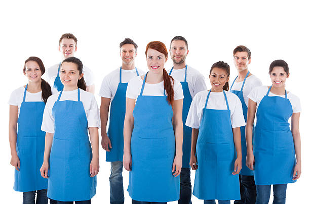 istock Diverse group of professional cleaners 516334087