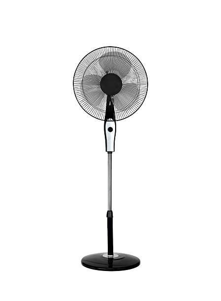 istock Electric black fan isolated on white background 516334331