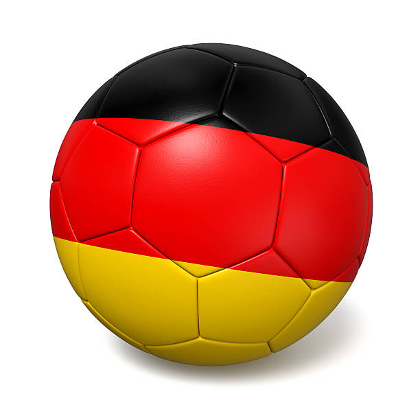 istock Soccer footbal ball with Germany flag 516335139