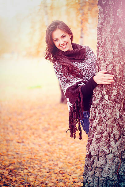 istock autumn portrait in forest 516335647