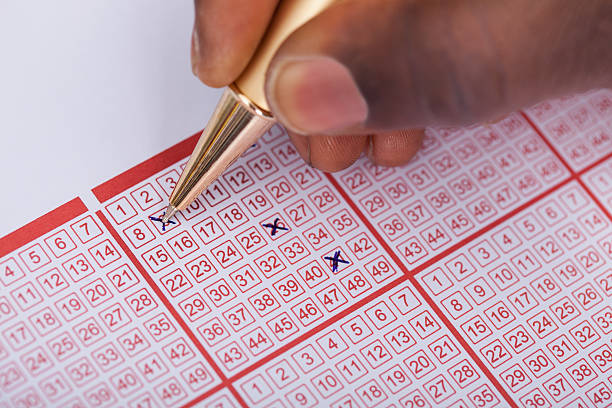 Selecting numbers on a lottery ticket