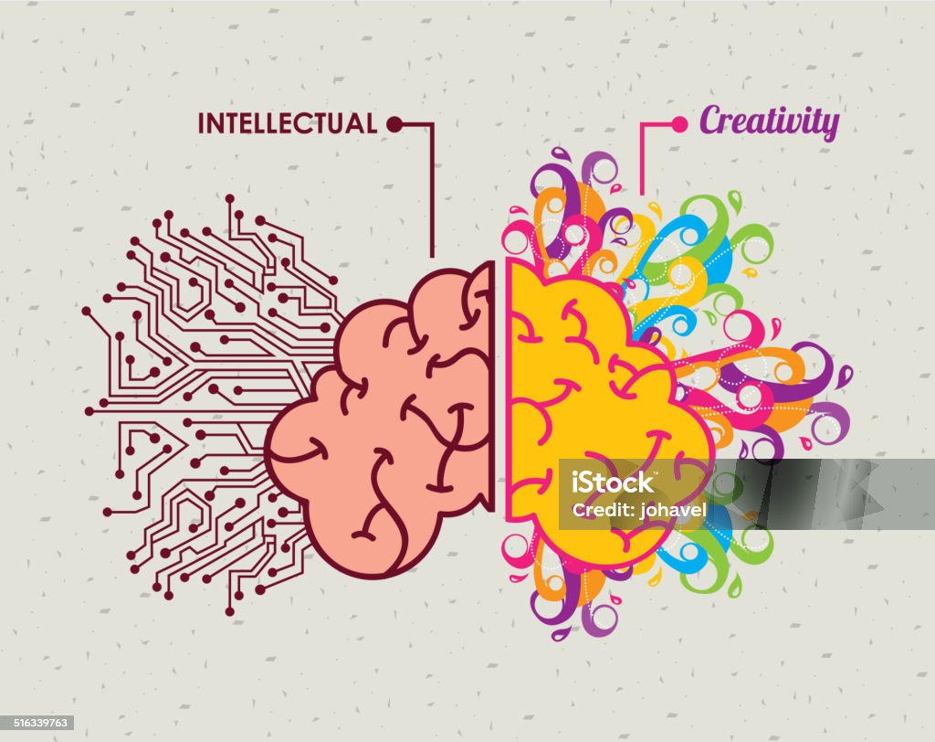Small Brain Design Brain Design Stock Illustration - Download Image Now - Big Idea, Brain ...