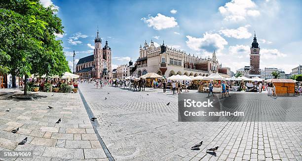 Krakow Stock Photo - Download Image Now - Krakow, Town Square, Poland