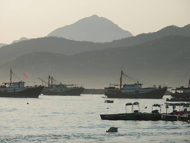 cheung chau island, hong kong - outlying islands - fotografias e filmes do acervo