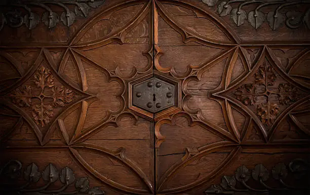Photo of Lock in a old chest door