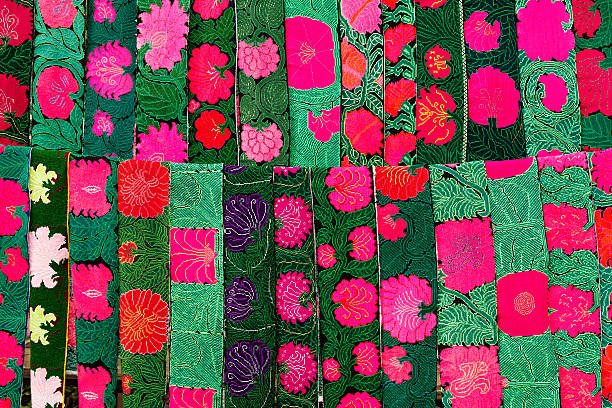 istock Mexican textile details in Chiapas,Mexico 516354381