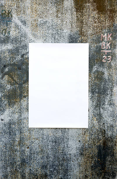 istock paper card on an old wall 516354957
