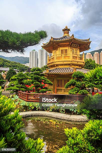 Golden Pavilion Stock Photo - Download Image Now - Arch - Architectural Feature, Architecture, Asia