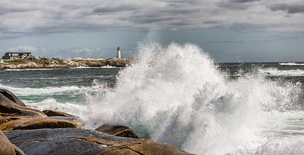 istock Storm Surge Surf at Peggys Cove 516356171