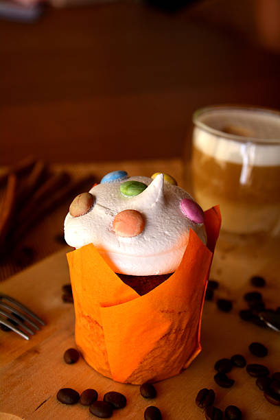 istock Delicious Homemade Muffin With Coffee Cup On A Table. 516358984