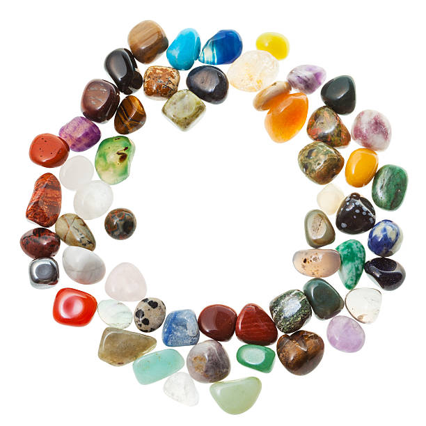 istock round frame from mineral gem stones isolated 516366904