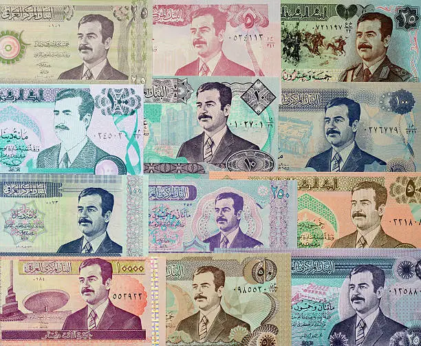 IRAQ- SADDAM HUSSEIN ON MONEY