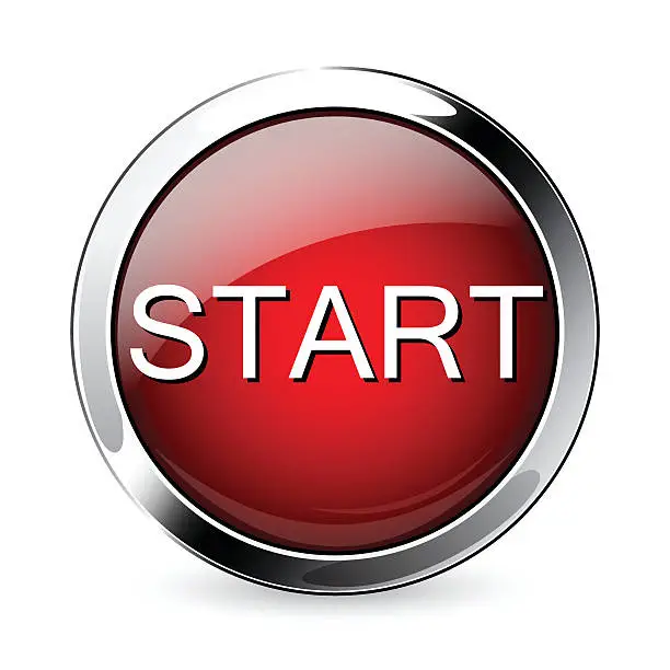 Vector illustration of Start icon