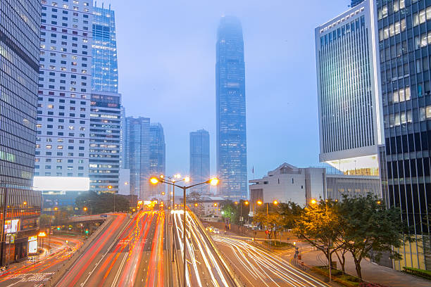 istock Traffic through downtown HongKong 516369646