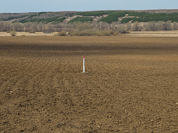 istock Image of field in early spring 516372659
