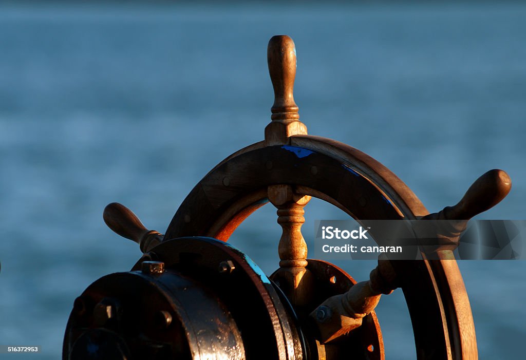 Rudder Helm - Nautical Vessel Part Stock Photo