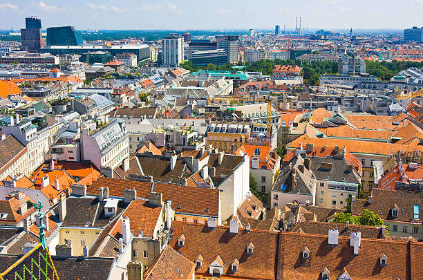istock Aerial view of Vienna from Stephansdom, Austria 516373971