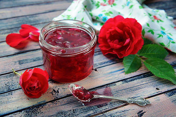 istock Rose petal jam homemade 516374191