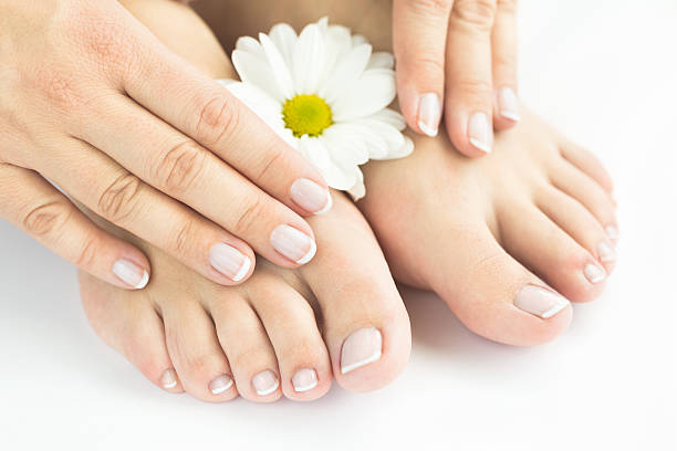 istock Manicure and pedicure, natural nails 516375289