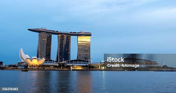 Panorama Image Of Singapores Skyline Stock Photo - Download Image Now - Singapore, Grove, Hotel