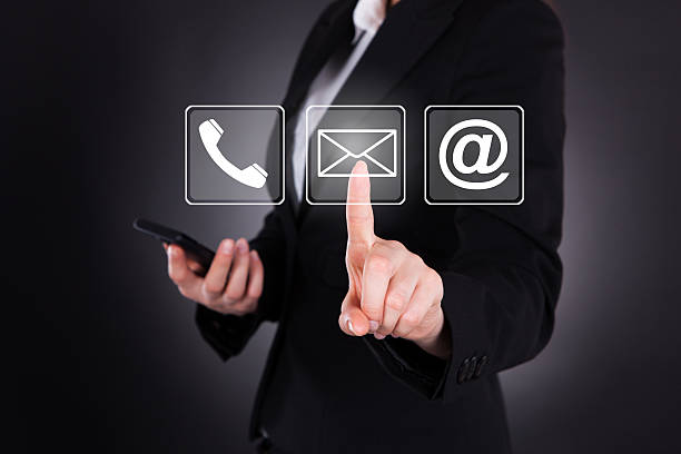 istock Businesswoman Sending Message Through Smart Phone 516377197