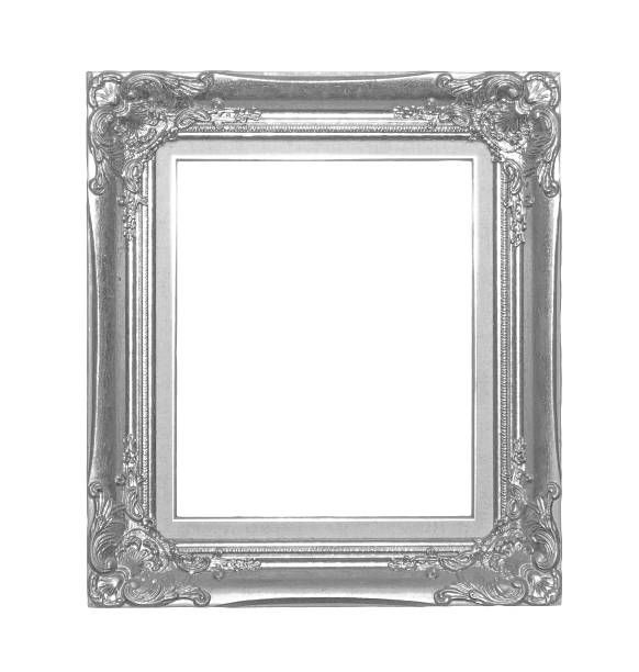 istock Antique picture frame isolated on a black background. 516378105