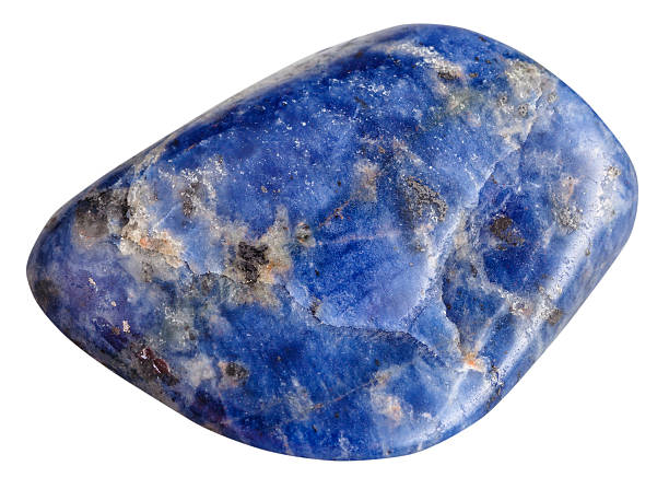 istock tumbled Sodalite mineral gemstone isolated 516389042