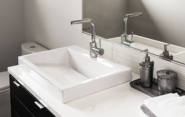 istock Sink in Master Bathroom in Luxury Home 516389972