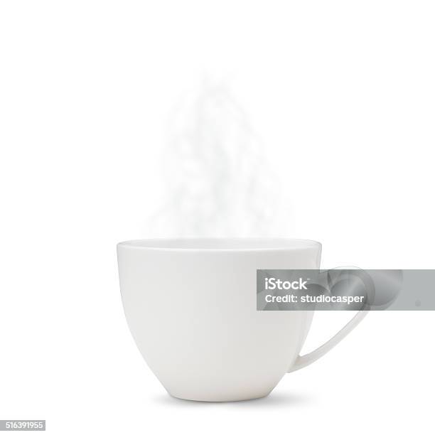 ホットコーヒー - 蒸気のストックフォトや画像を多数ご用意 - 蒸気, 白背景, マグカップ