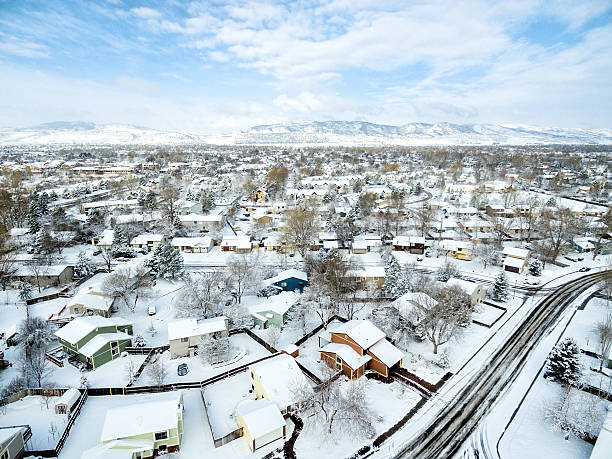 istock Fort Collins winter cityscape 516392106