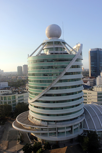 Jakarta, Indonesia - May 29, 2012: Offices building in one of the business center, in North Jakarta, Indonesia.