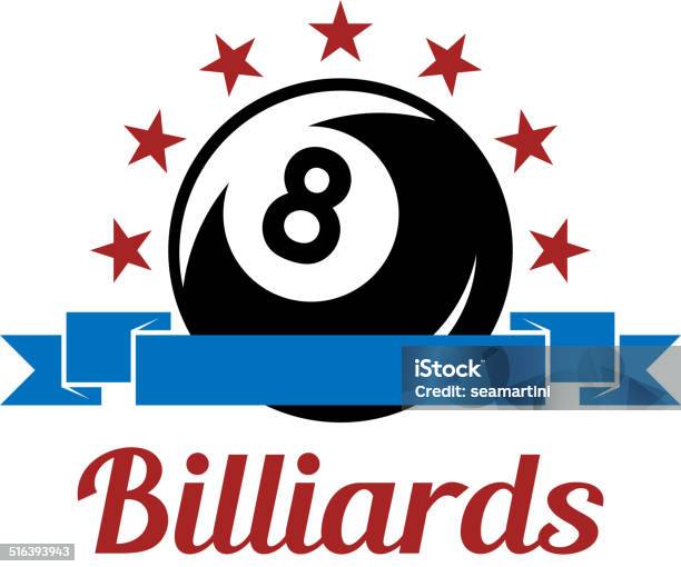 Billiard Sport Symbol Stock Illustration - Download Image Now - Aiming, Badge, Bay Tree