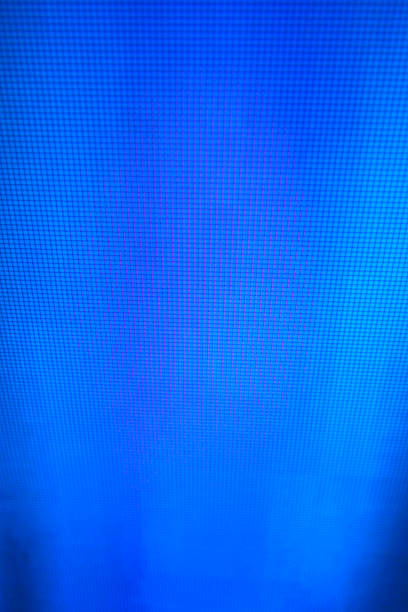 istock blue LCD movie projector broadcast digital noise electronic signal failure 516395194