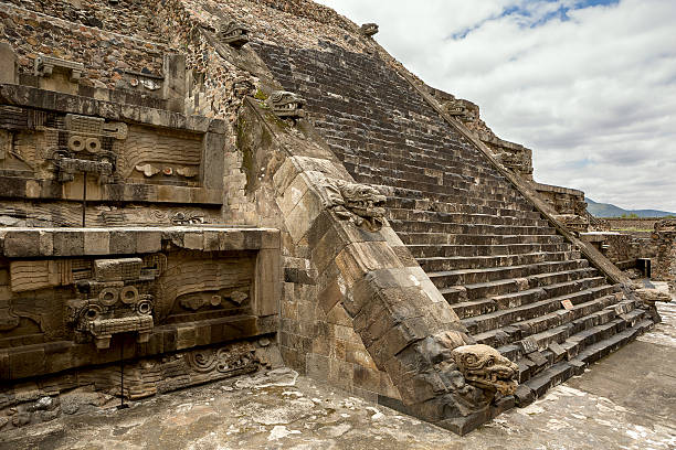 istock pyramid stairs flanked by dragon statues 516395991