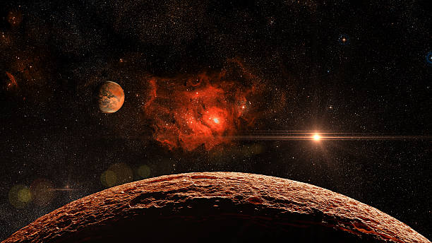 istock Alien Exo Planet. Elements of this image furnished by NASA 516396624