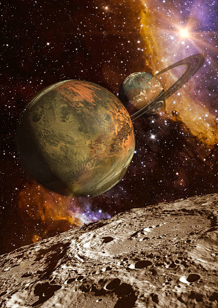 istock Alien Exo Planet. Elements of this image furnished by NASA 516397248