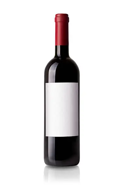 Photo of red wine bottle