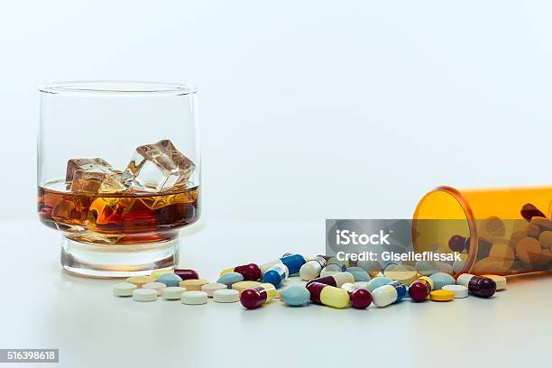 Alcohol And Drugs Stock Photo - Download Image Now - Medicine, Alcohol - Drink, Alcohol Abuse