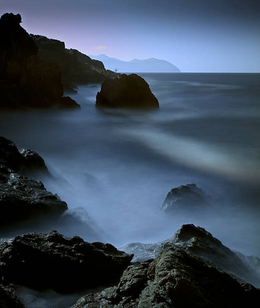 istock Landscape of rocks and water 516398757