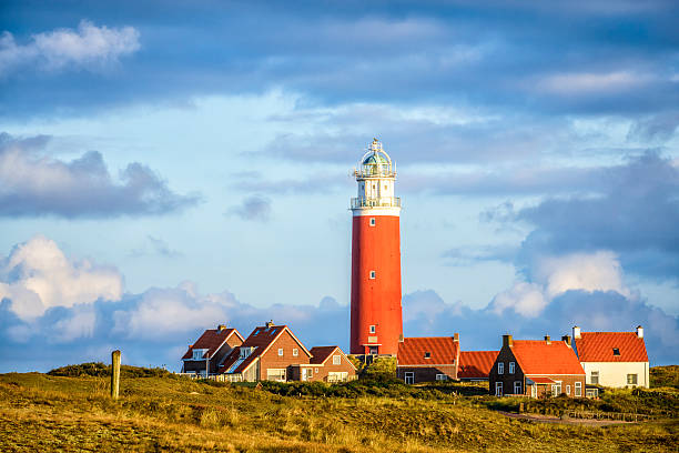 texel faro - lighthouse beacon north sea coastal feature fotografías e imágenes de stock