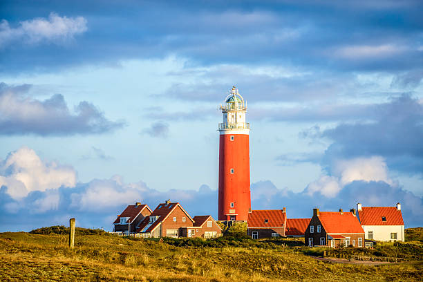 texel lighthouse - lighthouse beacon north sea coastal feature zdjęcia i obrazy z banku zdjęć